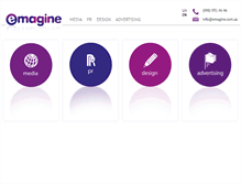 Tablet Screenshot of emagine.com.ua