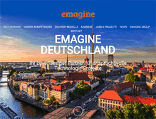Tablet Screenshot of emagine.de